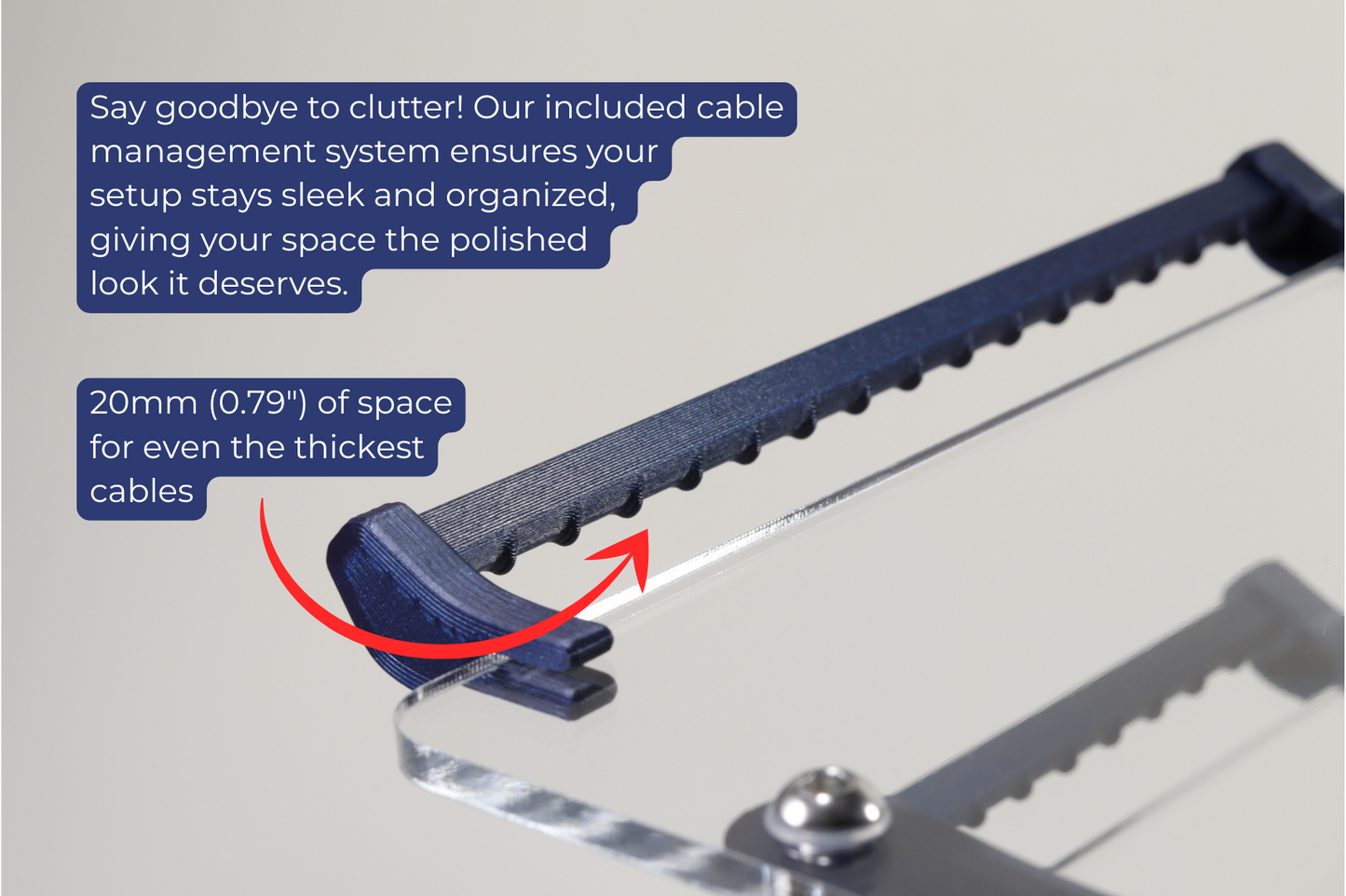 Medium Desktop Audio Rack | Internal Brackets | Wooden Shelves