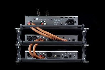 Large Desktop Audio Rack | Internal Brackets | Acrylic Shelves