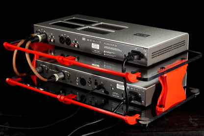Extra Large Desktop Audio Rack | Internal Brackets | Acrylic Shelves