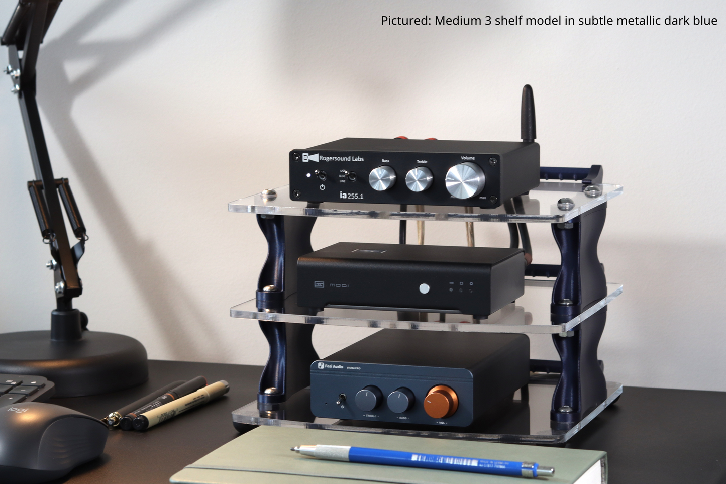 Desktop HiFi Audio Rack - Medium - Standard Height